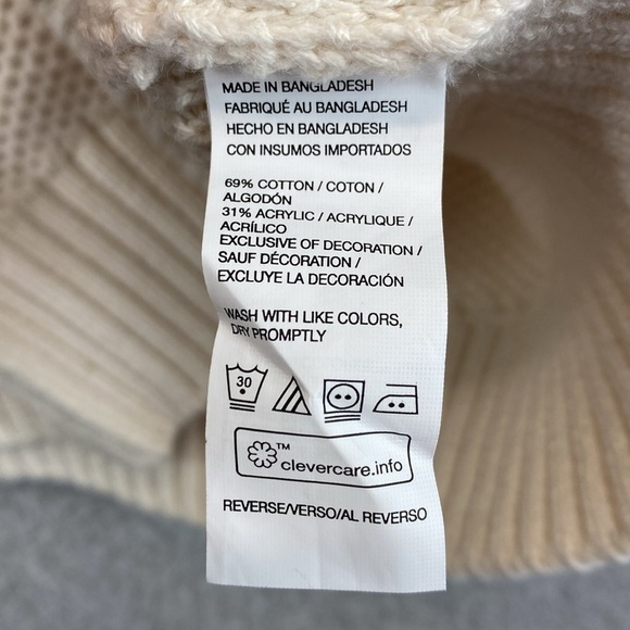 IZOD fair isle quarter zip sweater XL cream Heritage Americana apres ski - Picture 8 of 10